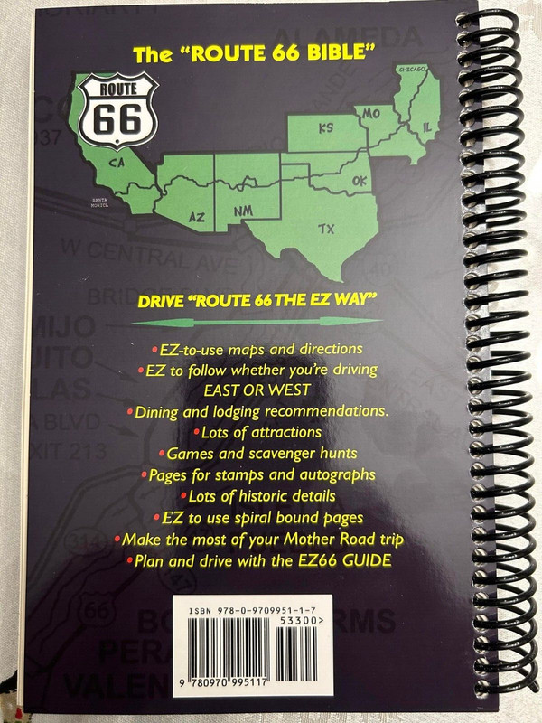 ROUTE 66 EZ 66 GUIDE FOR TRAVELERS - 5th EDITION By Jerry Mcclanahan * NEW gallery
