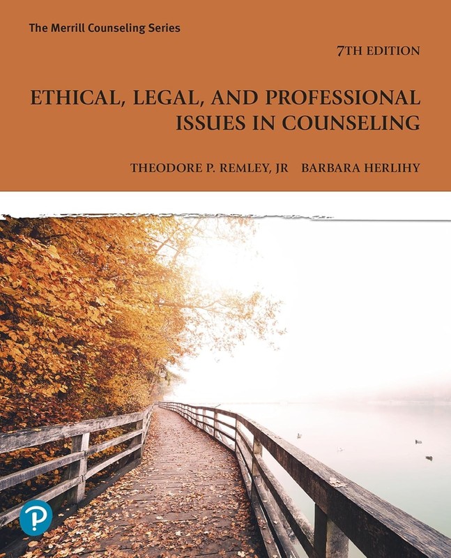 Ethical, Legal, and Professional Issues in Counseling by Barbara 7TH EDITION PB gallery