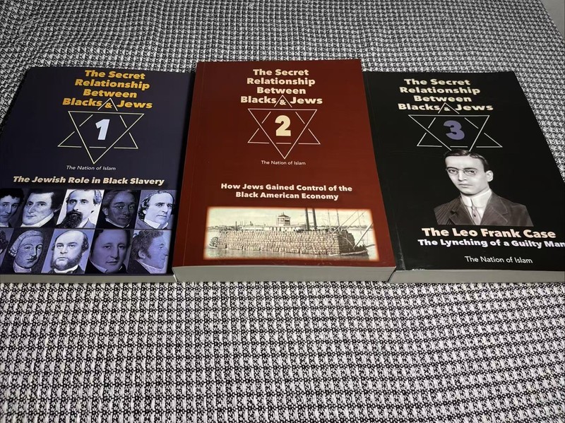 Large,Authentic Set Of The Secret Relationship Between Blacks &Jews Vol. 1, 2,3